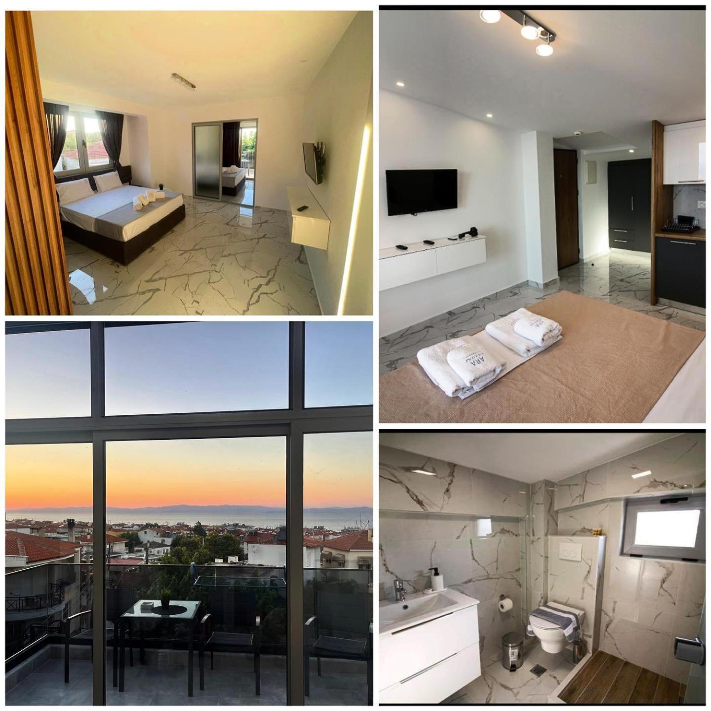 Avgerinos Apartments โปไลโครโน ภายนอก รูปภาพ