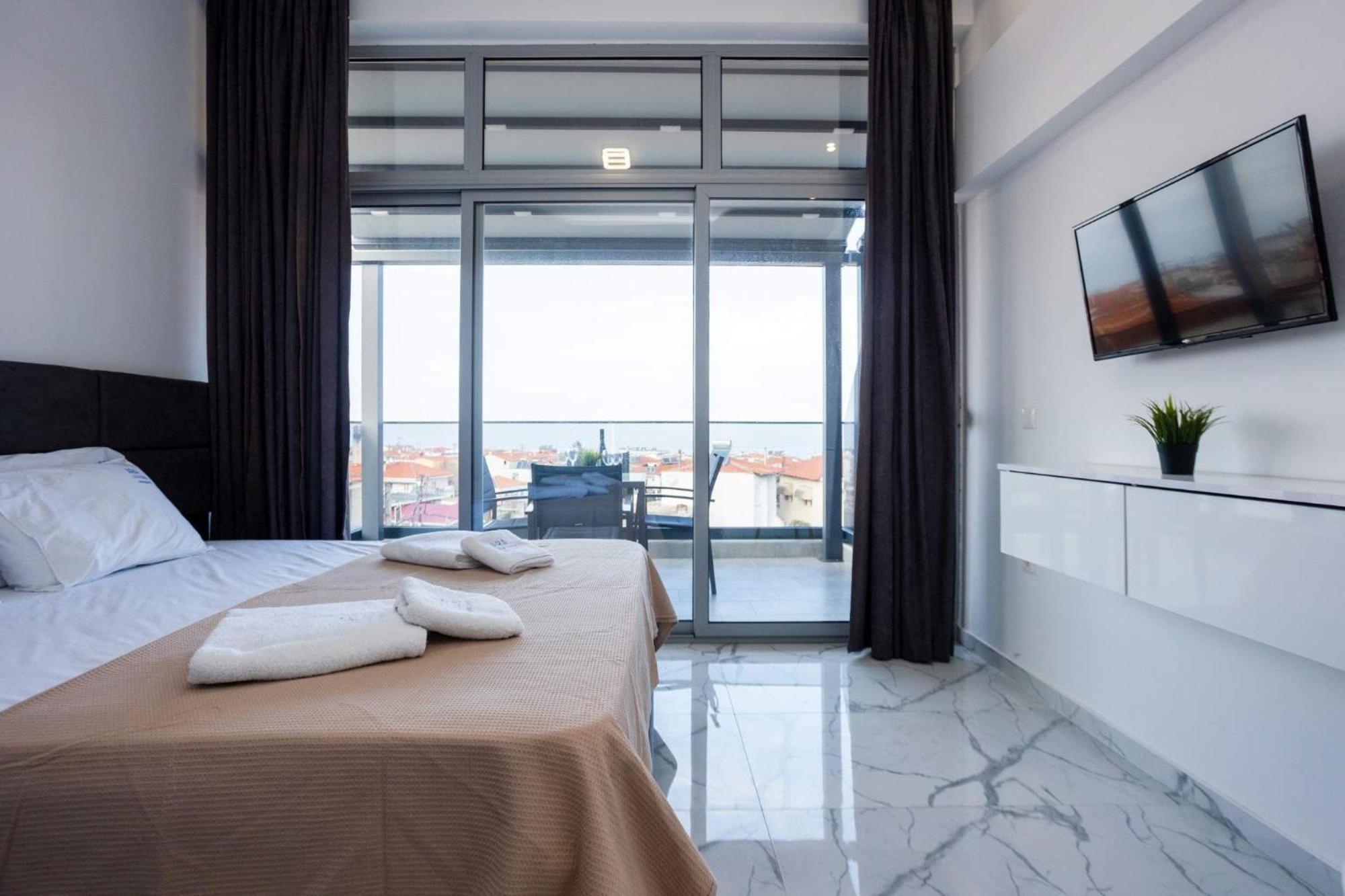 Avgerinos Apartments โปไลโครโน ห้อง รูปภาพ